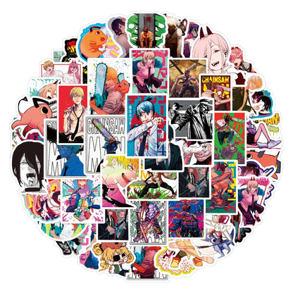 10/30/50PCS Stickers Graffiti Decals | Stickers | Chainsaw Man