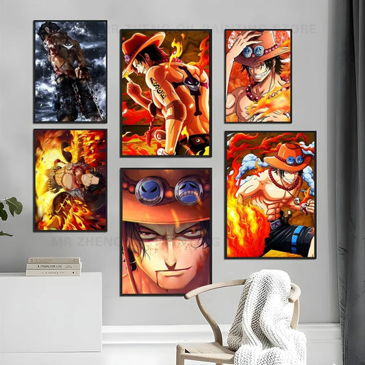 O-one Piece ACE Poster Self-adhesive Art | Poster | One Piece