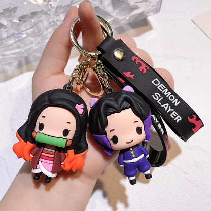 Keychains Keyring Metal Key Chains | Accessories | Demon Slayer