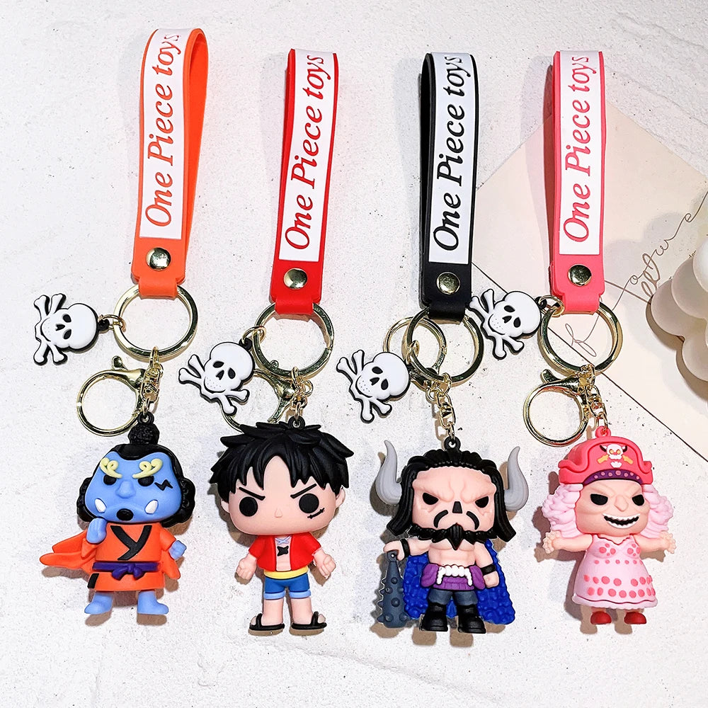 ONE PIECE Keychain Monkey D. Luffy Roronoa Zoro Silicone Pendant | Keychain | One Piece