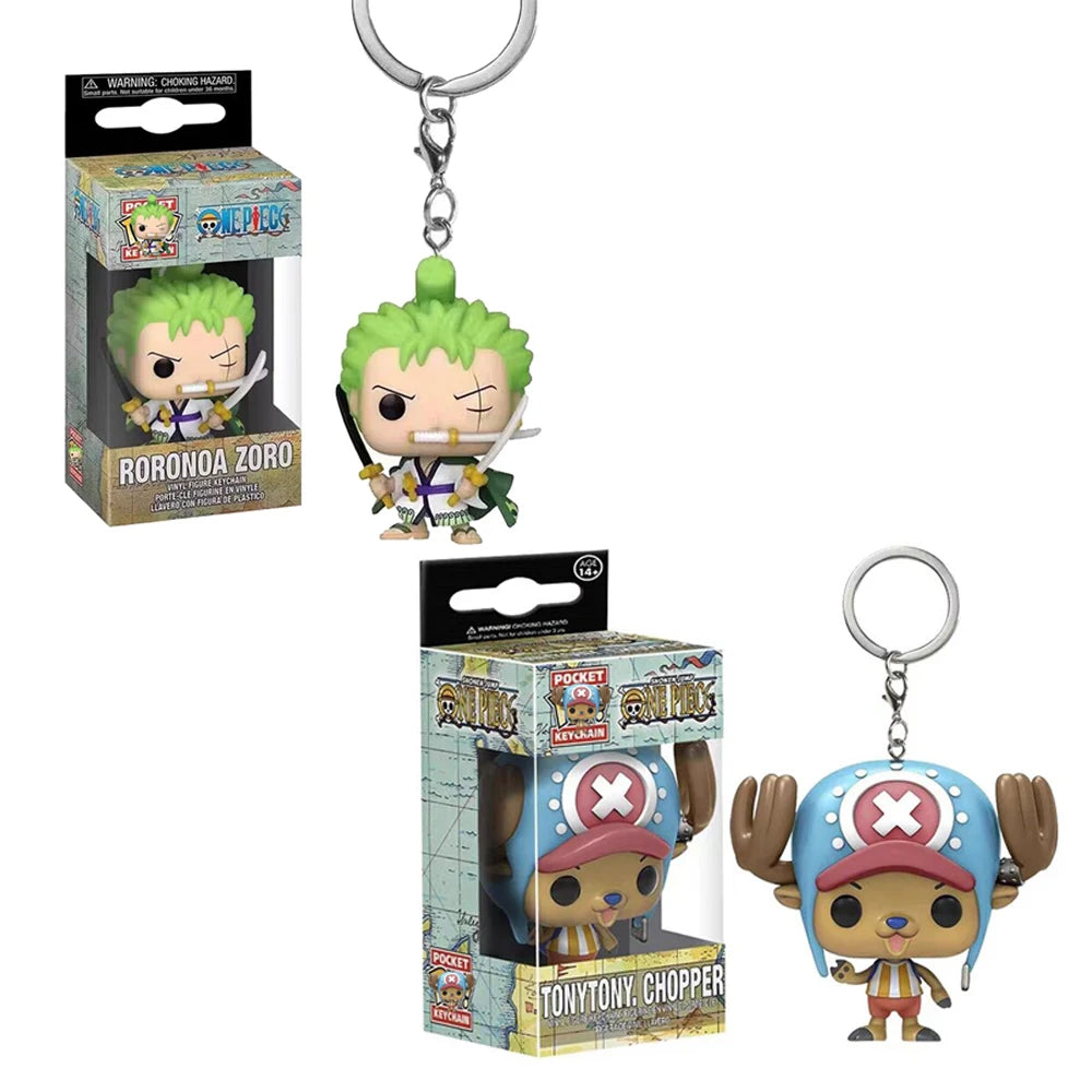 Roronoa Zoro Tony Tony Chopper KeyRing | KeyChain | One Piece