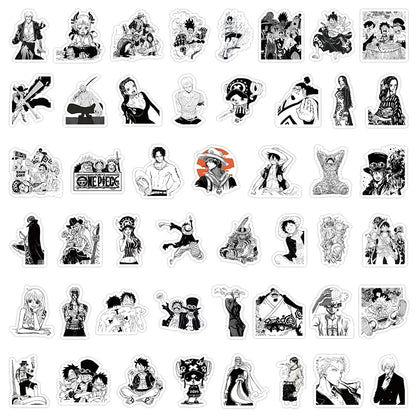 Black White ONE PIECE Stickers | Decal Sticker | One Piece