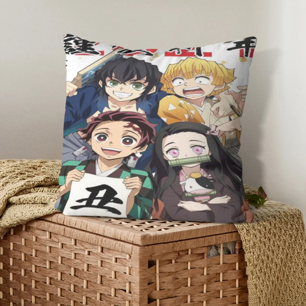 Graphic Cushion Cover 45x45cm | Pillowcase | Demon Slayer