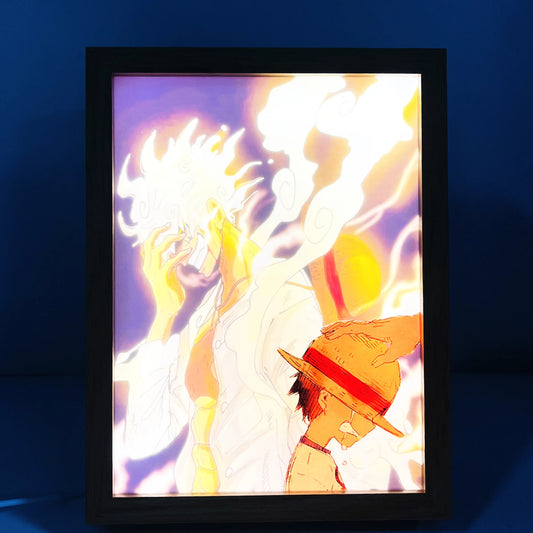 3D LED Monkey D. Luffy Gear 5 Night Lamp | Table Lamp | One Piece