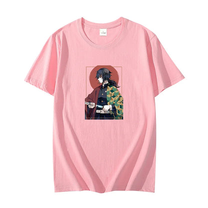 Giyu Tomioka Gothic T-shirt | T-Shirt | Demon Slayer Kimetsu No Yaiba