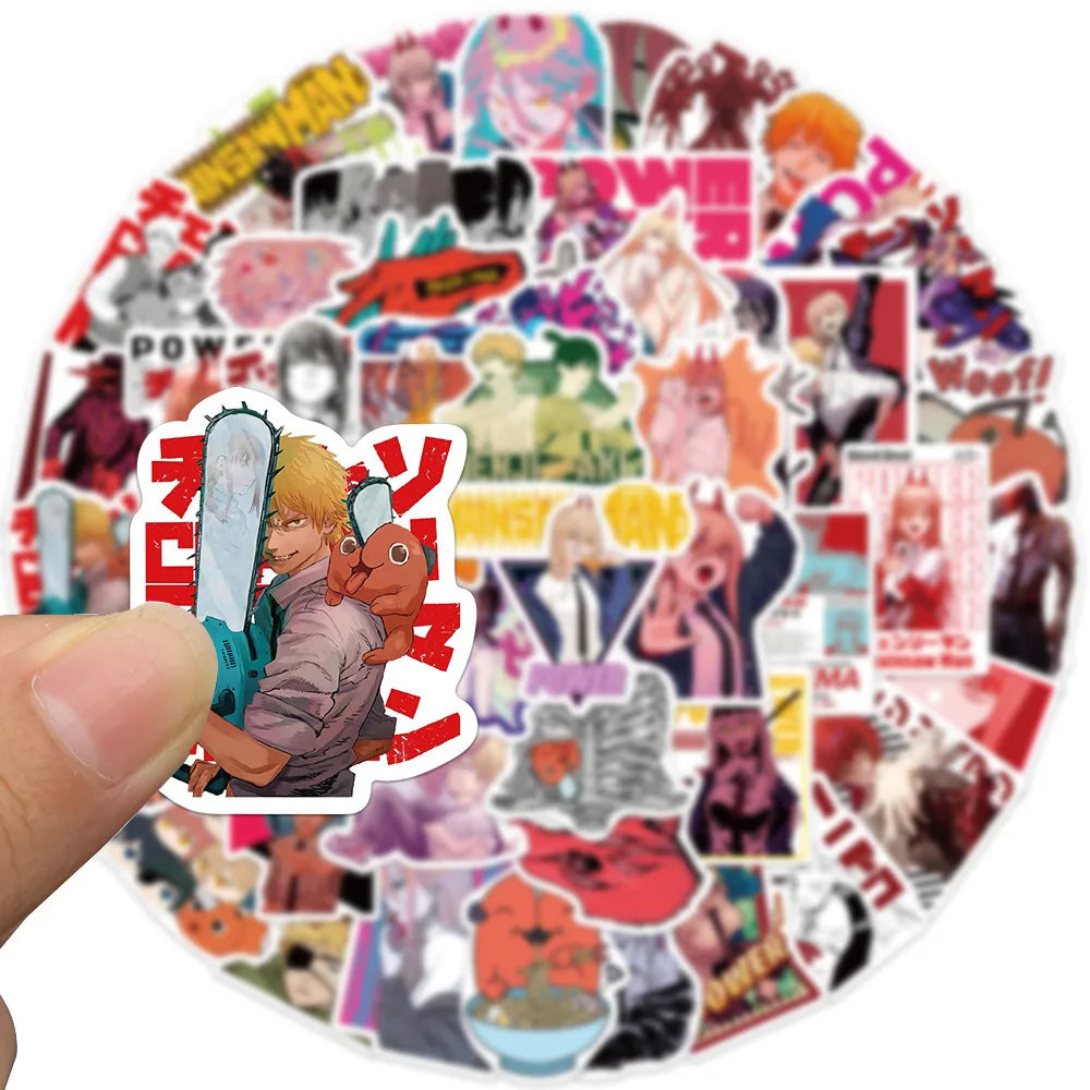 10/30/50PCS Stickers Graffiti | Stickers | Chainsaw Man