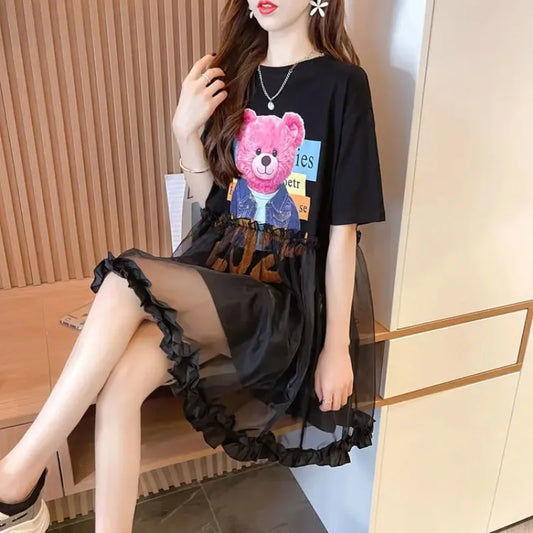 Cute Mesh Kawaii Graphic T-shirt | T-shirt | One Piece