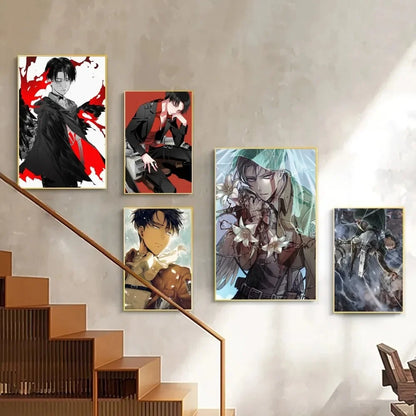 Levi Attack On Titan Poster Stickers Art Wall Murals | Stickers | Attack on Titan