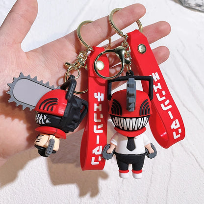 Keychain Soft Rubber Devil Denji | Keychain | Chainsaw Man