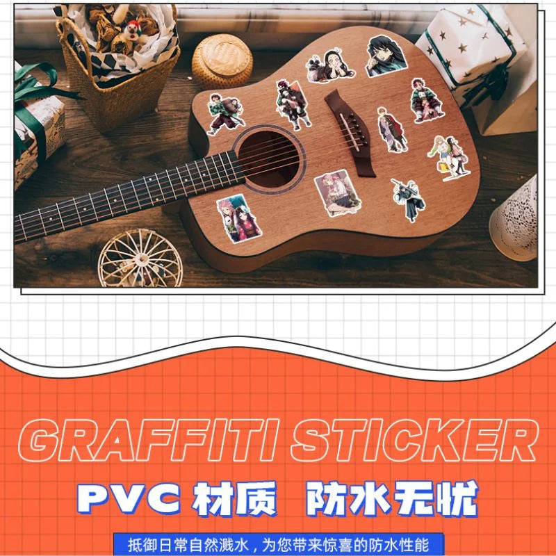 50pcs Demon Slayer Stickers Forging Knife | Stickers | Demon Slayer