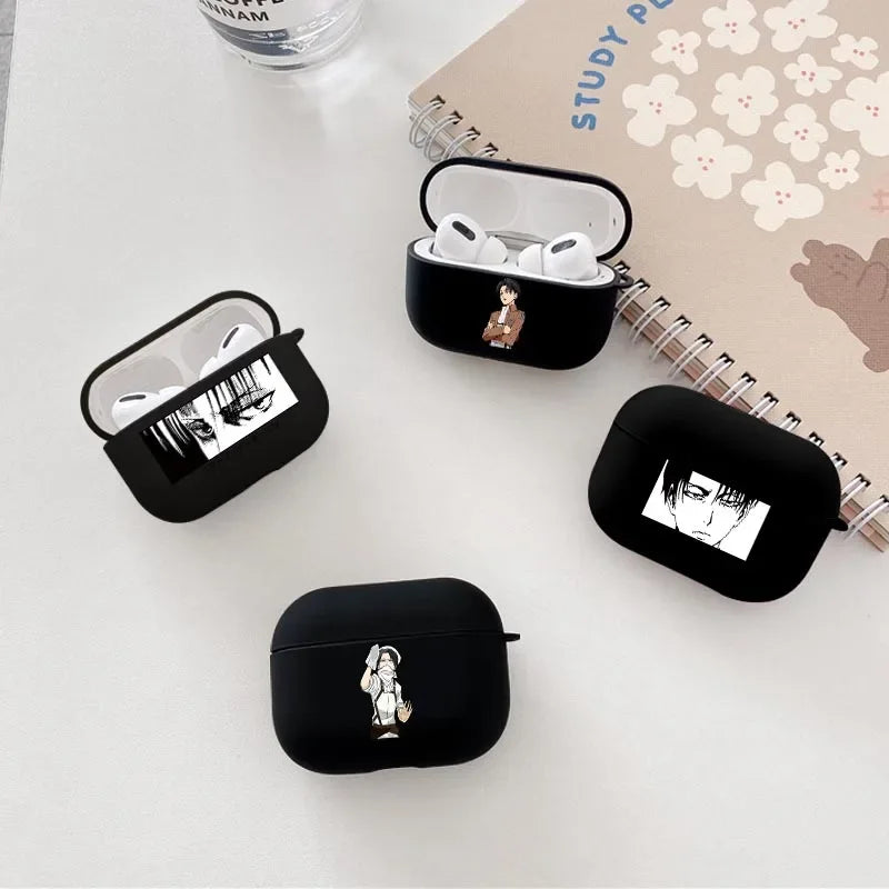 Earphone Cover For Apple Airpods 1 2 Case | Soft Silicon Cases | Attack on Titan