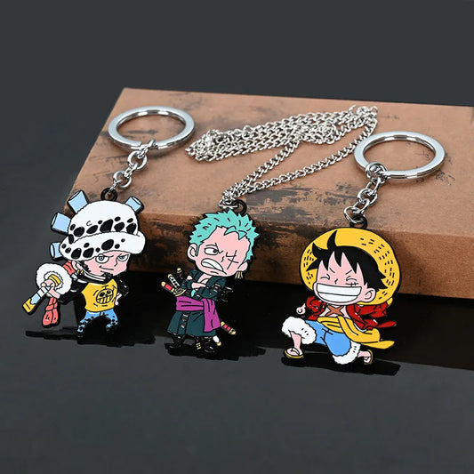 One Piece Necklace Luffy Zoro Usopp Nami Keychain | Keychain | One Piece