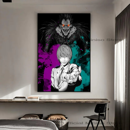 Classic Death Note Poster Self-adhesive Art | Home Decor | Death Note