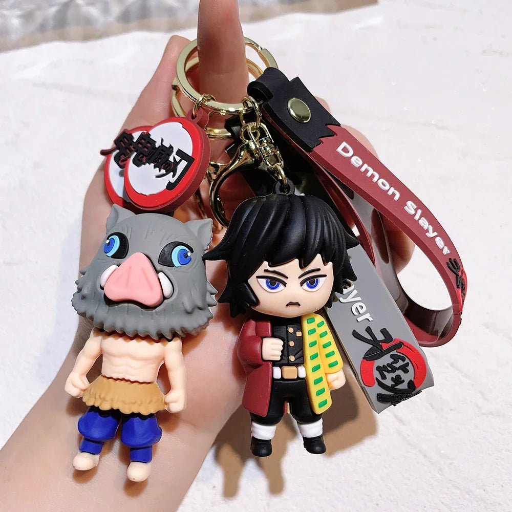 Doll Tanjiro Nezuko Keyring | Keychain | Demon Slayer