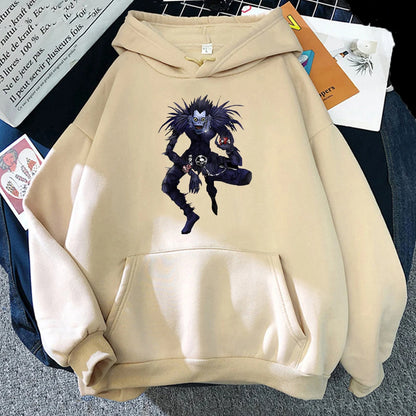 Death Note Hoodie Harajuku Graphic Manga | Hoodie | Death Note