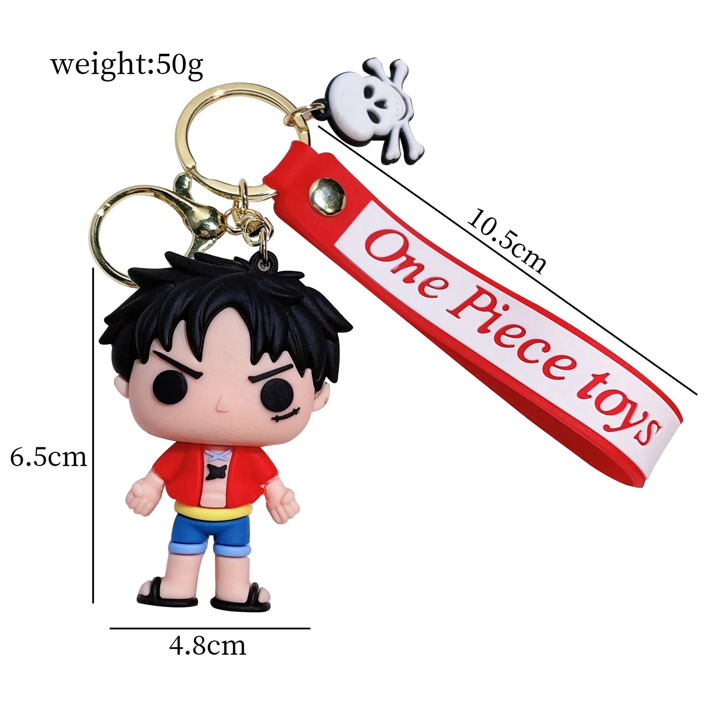 PVC Keychain OP Luffy Doll Bag Pendant | Keychain | One Piece