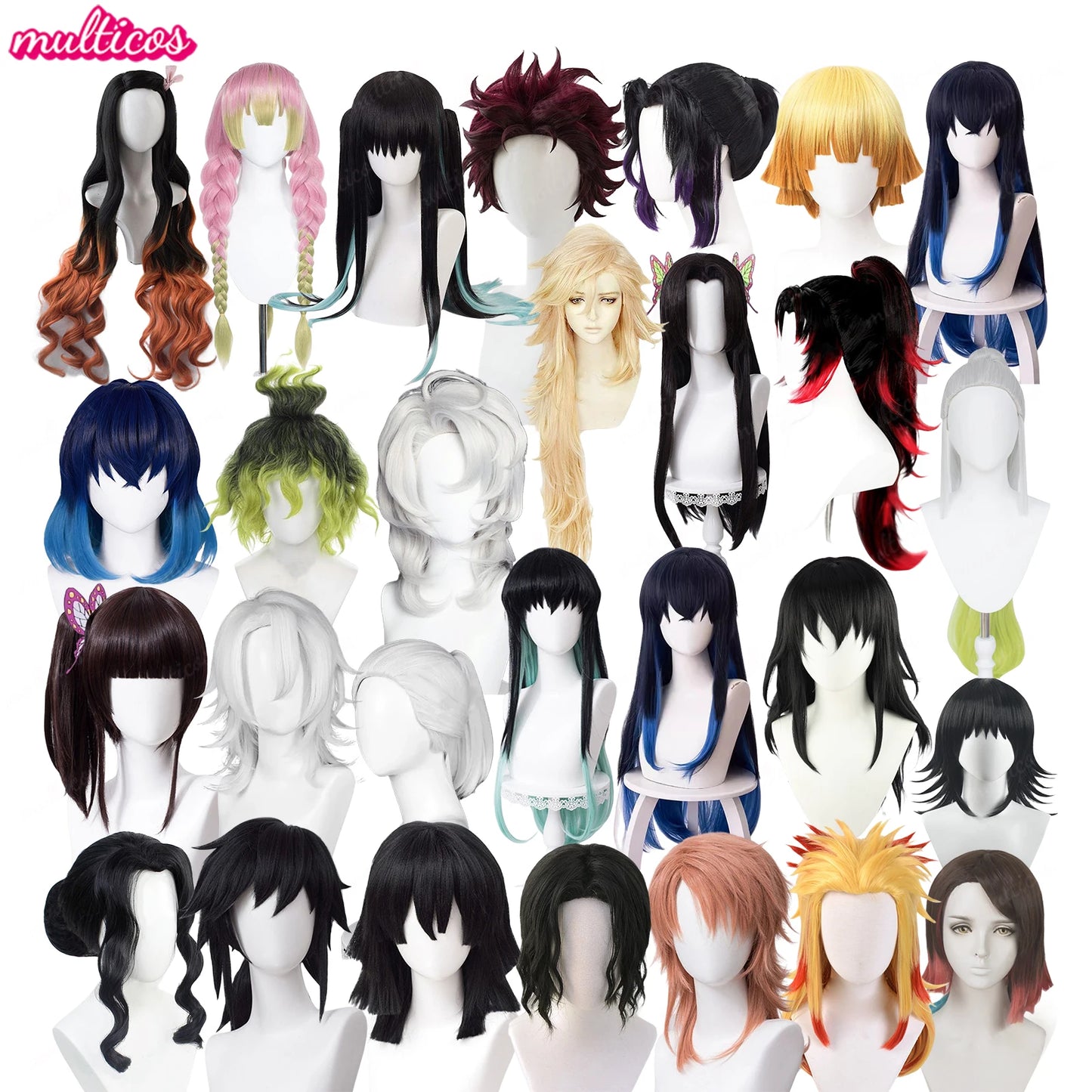 Various Wigs | Cosplay Wigs | Demon Slayer