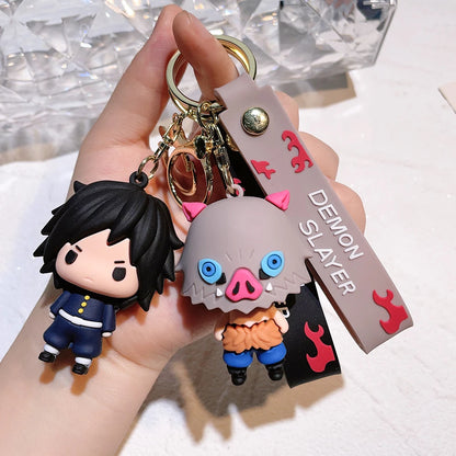 Keychains Keyring Metal Key Chains | Accessories | Demon Slayer