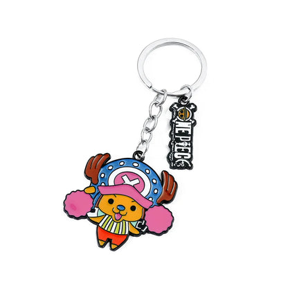 One Piece Cute Monkey D Luffy Chopper Sanji Keychain | Keychain | One Piece