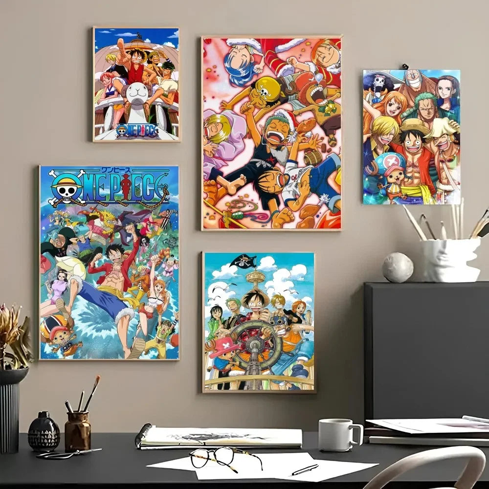 1pc One Piece Poster Poster Stickers Art Wall Murals Decor | Poster | One Piece