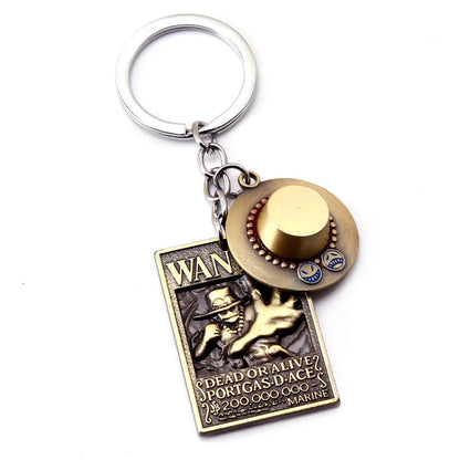 One Piece Luffy Zoro Chopper Sanji Ace Keychain | Keychain | One Piece