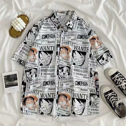 Creative One Piece Luffy Casual Shirt | T-shirt | One Piece