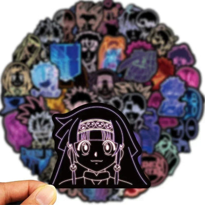 Neon Light Stickers Mix Jujutsu Kaisen Attack on Titan | DIY Stickers | Attack on Titan / Jujutsu Kaisen