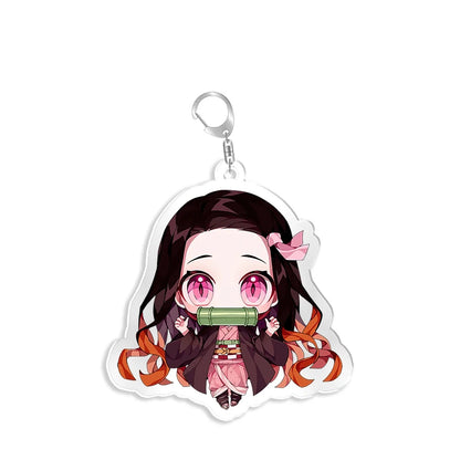 Nezuko Key Chain Acrylic Keyring | Accessories | Demon Slayer