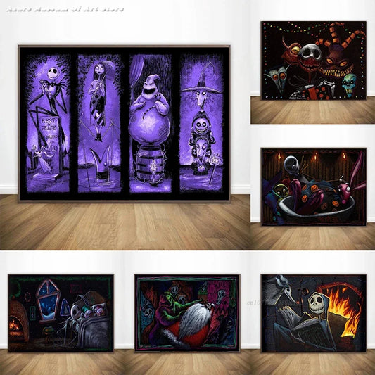 Nightmare Before Canvas Art | Wall Art | Nightmare Before Christmas