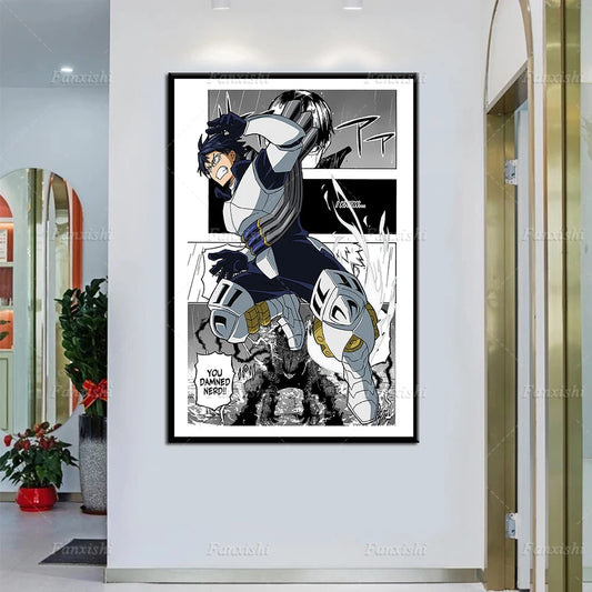 MHA Tenya Iida Poster Modern Prints | Wall Art | My Hero Academia