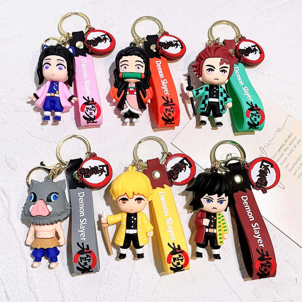 Cute Tanjiro Nezuko Doll Keychain | Accessories | Demon Slayer