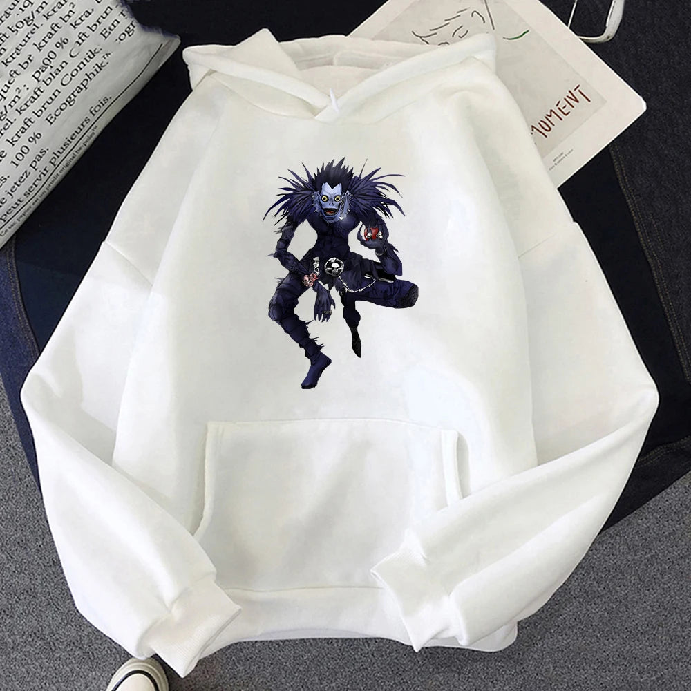 Death Note Hoodie Harajuku Graphic Manga | Hoodie | Death Note