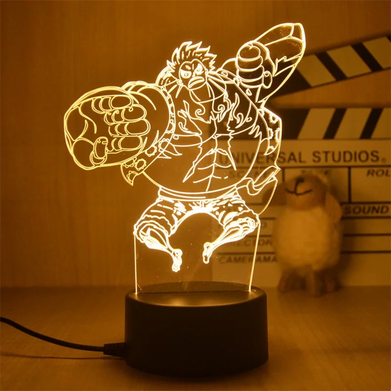 One Piece Luffy 3D Lamp LED Night Lights | Night Light | One Piece