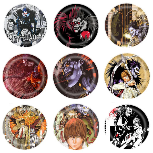 Characters Cosplay Badge | Round Brooch | Death Note