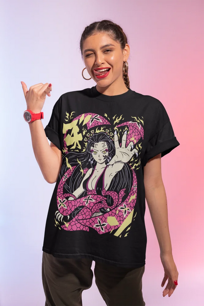 Daki Demon Slayer Manga Kimetsu No Yaiba | Tanjiro Nezuko T-Shirt | Demon Slayer