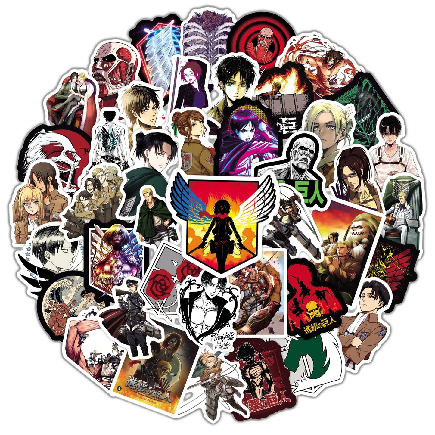 Attack on Titan Graffiti Stickers | Stickers | Attack on Titan