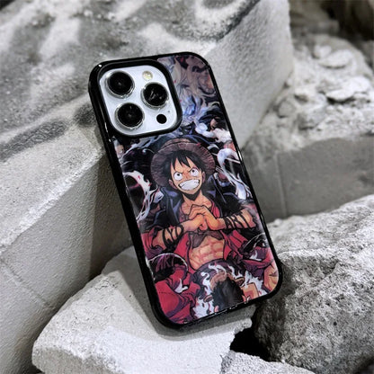 Cute One Piece Luffy 3D Changing Visual Silicone | Phone Case | One Piece