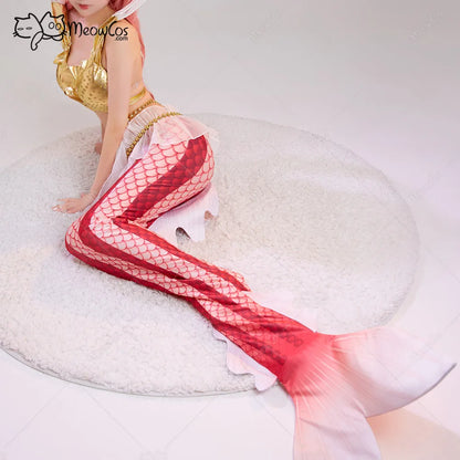 One Piece Shirahoshi Mermaid Princess Top and Fishtail Skirt Cosplay Costume | Costume | One Piece