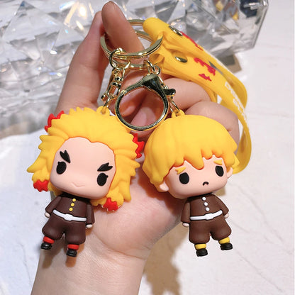 Keychains Keyring Metal Key Chains | Accessories | Demon Slayer