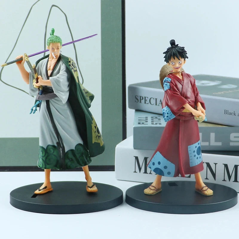 18cm One Piece Figure Pirate Warriors Monkey D Luffy Roronoa Zoro Sanji Usopp | Action Figures | One Piece