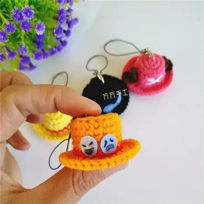 One Piece Luffy Ace Chopper Straw Hat Keychain | Keychain | One Piece