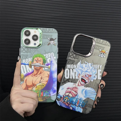 O-One Piece Luffy Gear 5 Nika White Hair Phone Case | Phone Case | One Piece