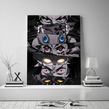 Poster Team Eyes Art Print | Decor | Demon Slayer