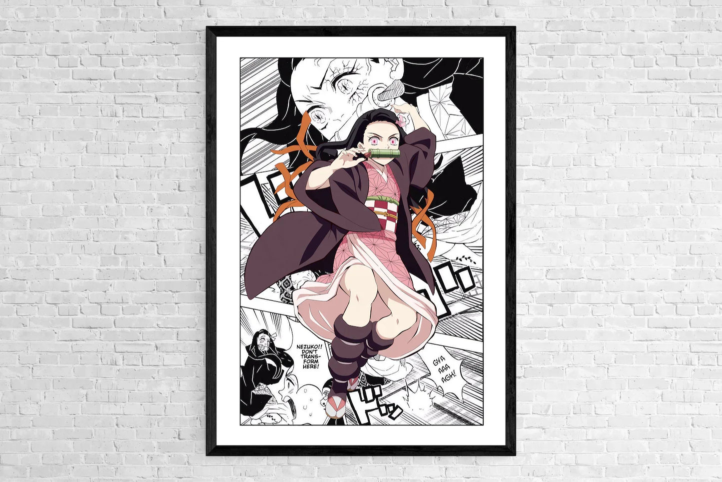 Demon Slayer Picture Art Canvas Painting | Decor | Demon Slayer