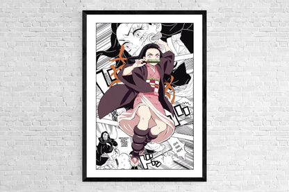 Demon Slayer Picture Art Canvas Painting | Decor | Demon Slayer