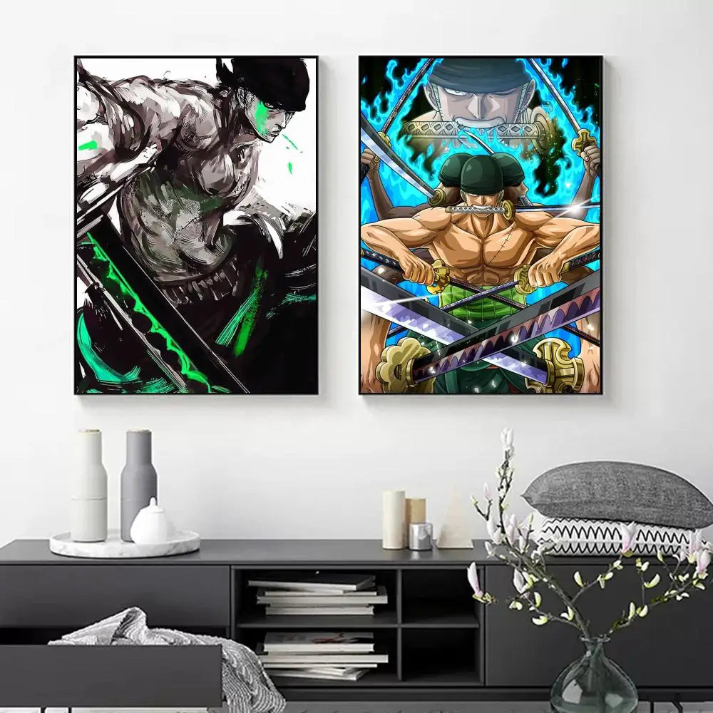 1pc One Piece Roronoa Zoro Poster Paper Print | Poster | One Piece