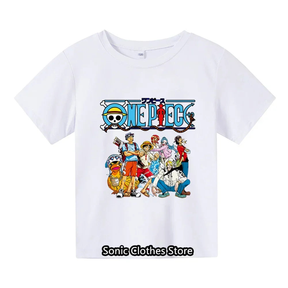 One Piece T-shirt Boys Clothes | T-shirt | One Piece