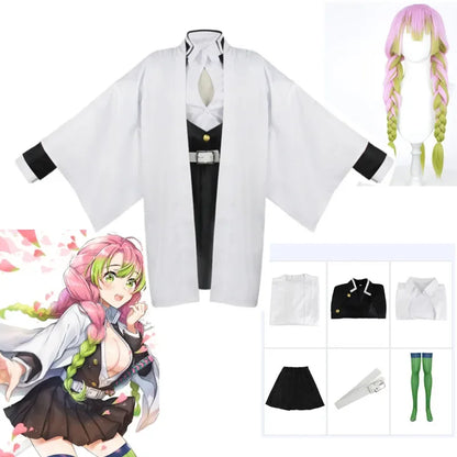 Kimono Mitsuri Full Set Wig | Costumes | Demon Slayer