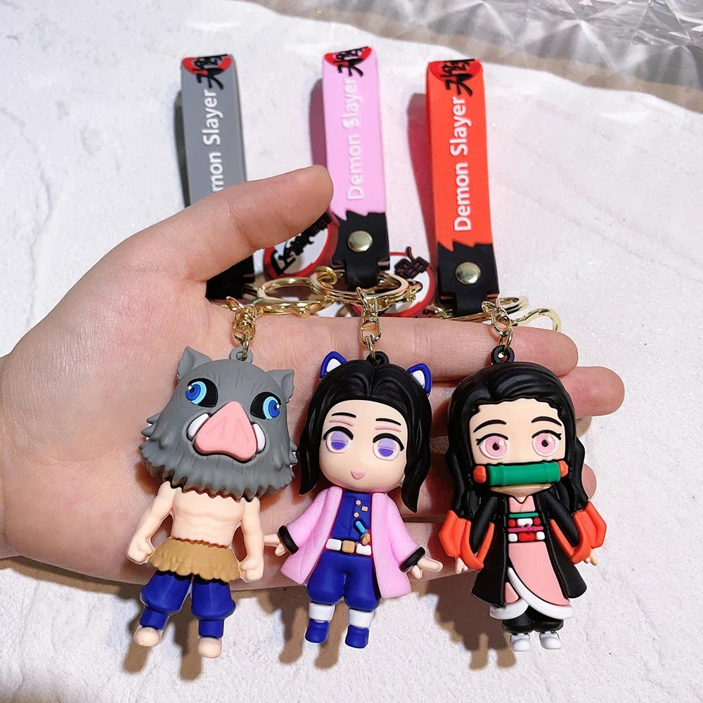 Doll Tanjiro Nezuko Keyring | Keychain | Demon Slayer