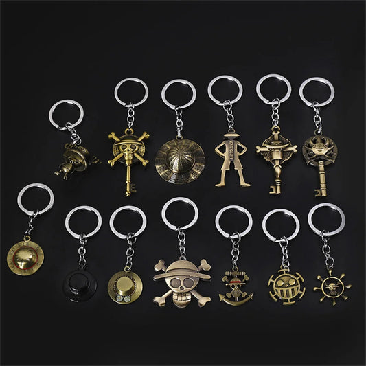 2022 Creative Metal Keychain Anchor Pendant Keyring | Keychain | One Piece